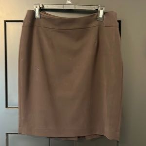 Women’s Suit Skirt in Rich Chocolate Brown Size 8